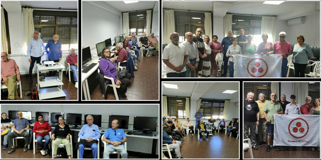 Éxito en Actividades de talleres de Informática e Internet para mayores del voluntariado de Paz de Mayor-Net en 2024-25